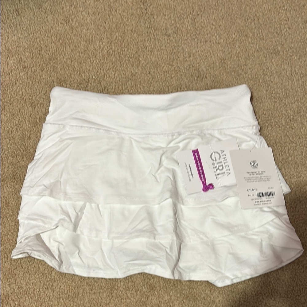 Athleta White Mini Skirt